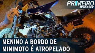 Menino é atropelado por ônibus e tem o braço amputado | Primeiro Impacto (16/04/21)