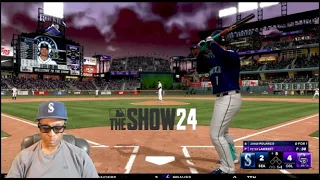 Seattle Mariners Vs Colorado Rockies - MLB The Show 24 - PS54 2560x1440 Resolution 60FPS