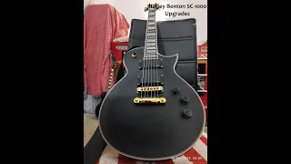 Harley Benton SC-1000 Unboxing, Upgrade and Review (Chinese Guitar? Indonesian guitar? not sure...)