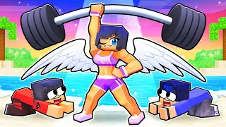 Playing as a WORKOUT GODDESS in Minecraft!