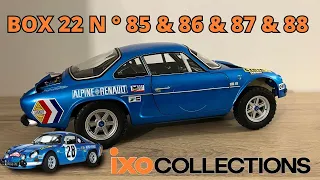 BOX 22 N°85 & 86 & 87 & 88 CONSTRUIRE L'ALPINE A110 1600S @IXOCOLLECTIONS