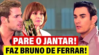 Sortilégio: Alessandro PARA O JANTAR  REVELA SEGREDO E FAZ BRUNO SE LASCAR! Sortilégio Capítulo hoje