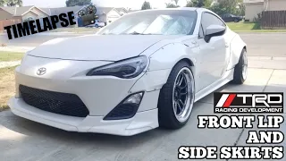 TRD Front lip and side skirts for Scion FR-S, Subaru BRZ & Toyota 86