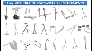 Cardiothoracic and Vascular Instruments with PDF Notes