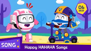 🚘Happy and Joyful Nursery rhymes with Robot trains | Special 6 mins | Robot train Kids song