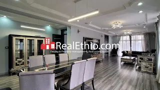 Lebu Haile Garment, five bedrooms G+2 semi-furnished House for Sale, Addis Ababa, Ethiopia.