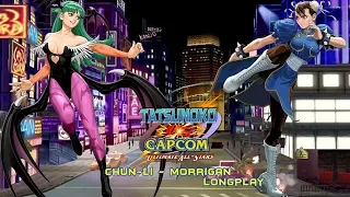 Tatsunoko vs. Capcom [Wii] - Arcade Mode - Chun-Li & Morrigan