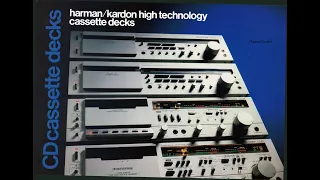 Harman Kardon Cassette decks Catalog 1982 ( English Language )