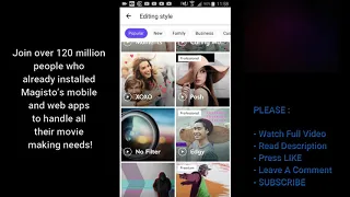 ✅Video Editor & Music Slideshow Maker - Magisto ✅ ( BEST ANDROID APPS )
