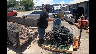 $5000 Worth Of Copper Wire Shredded By The Copper King