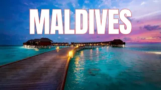 MALDIVES • Beautiful Nature with Soothing Relaxing Music [4K]