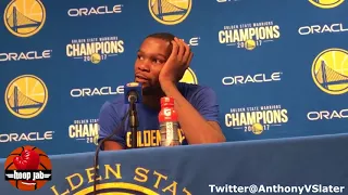 Kevin Durant On Blocking LeBron's Shot & If It Was A Foul. HoopJab NBA