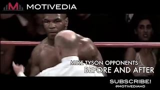 Mike Tyson's opponents before and after