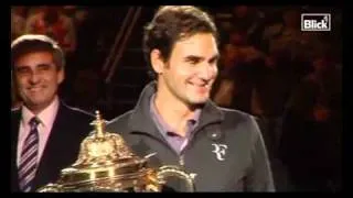 Federer 65th titles in Basel (beat Djokovic in Final)