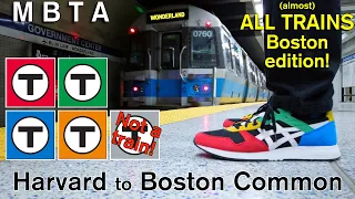 EVERY TRAIN in BOSTON (kinda)