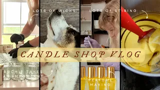 Candle Shop Vlog | Try To Restock The Shop With Me