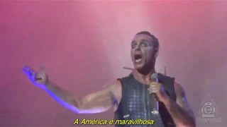 Rammstein - Amerika (Ao Vivo no Brasil) - Legendado Português BR