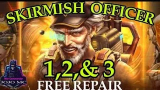 War Commander : SKIRMISH 1,2,&3 FAST WAY FREE REPAIR