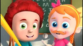 Johnny Johnny Yes Papa | Schoolies Cartoons | Kindergarten Nursery Rhymes For Children