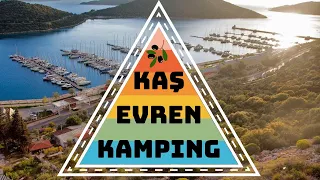 ANTALYA KAŞ'TA DENİZ MANZARALI KAMP ALANI I Kaş Evren Kamping