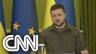 Zelensky pede “sanções profundas” contra a Rússia e Vladimir Putin | VISÃO CNN