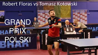 Polish GP Table Tennis | Tomasz Kotowski vs Robert Floras | #tabletennis #openpzts #gdansk