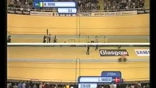 Glasgow Track Cycling World Cup 2012/2013 - Men's Pursuit (Lasse Norman Hansen vs Martyn Irvine)