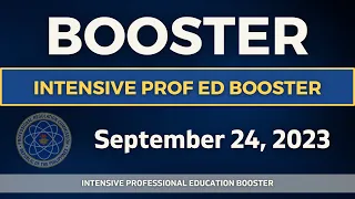 INTENSIVE PROF ED BOOSTER | SEPTEMBER 2023 | NEW CURRICULUM #education #educational #letreviewer2023