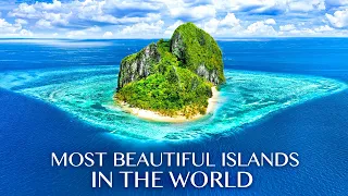 The MOST BEAUTIFUL ISLANDS in the WORLD 8K ULTRA HD - Ocean Sounds & Relaxing Music