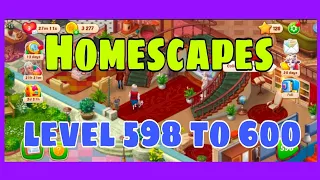 Homescapes Level 598 to 600 @ArteNiBhell