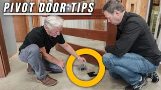 Pivot Door Installation - watch this first!