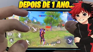 PRIMEIRA PARTIDA DEPOIS DE 1 ANO SEM JOGAR FREE FIRE