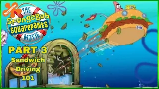 The SpongeBob Movie: Video Game Walkthrough Gameplay Part 3: Sandwich Driving 101