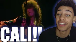 WORK OF ART!! FIRST TIME REACTING to Led Zeppelin - Going To California (Earls Court, 1975)