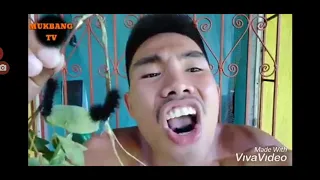 Boy tapang kumain ng Til-as o makating worm