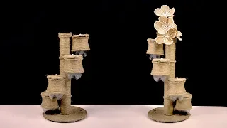 Flower Vase With Storage | Jute Flower Vase | Crafts Junction