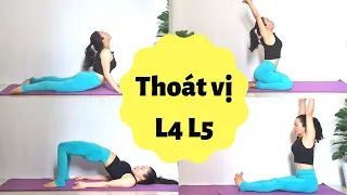 Bài tập YOGA trị liệu thoát vị đĩa đệm L4 L5 S1| (Tập 3) Xây dựng CƠ LƯNG KHỎE MẠNH