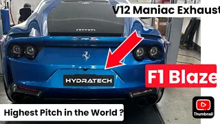 Did we created a 812 Superfast Terror ?! V12 Maniac F1 Blaze Exhaust #Malaysia