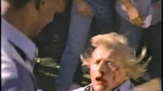 Classic fight scene from the 1991 movie Deadlock aka Wedlock head explosion