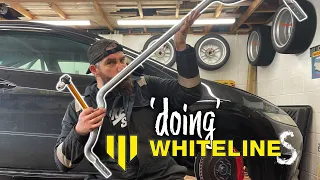 Honda Civic FN2 - Whiteline swaybar and drop link install