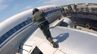 Работа отряда "Альфа" КГБ: освобождение заложников из самолета
