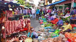 Cambodian Countryside Market Vs City Market - Best Exploring Cambodian Market Food