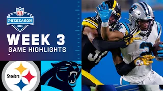 Pittsburgh Steelers vs. Carolina Panthers | Preseason Week 3 2021 NFL Game Highlights