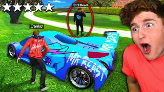 I Stole MrBeasts SUPERCAR In GTA 5.. (Mods)