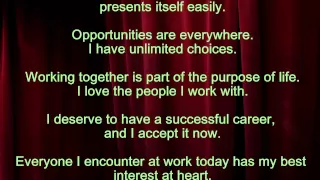 Louise L. Hay - Affirmations for job success