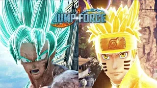 Jump Force - Goku vs Naruto Gameplay (1080p 60fps)