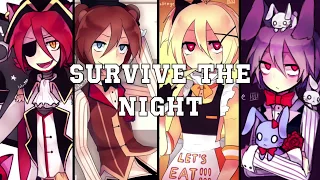 ⧔Nightcore⧕ → Survive the Night (Switching Vocals) |Lyrics|