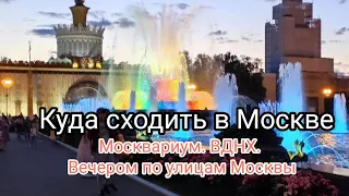 Куда сходить в Москве. Москвариум. ВДНХ. Вечером на улицах Москвы