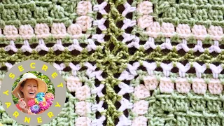 How to Join Granny Squares with a Double Flat Braid Join