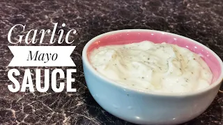 How To Make Shawarma White Sauce Recipe under 1 Minute #shorts